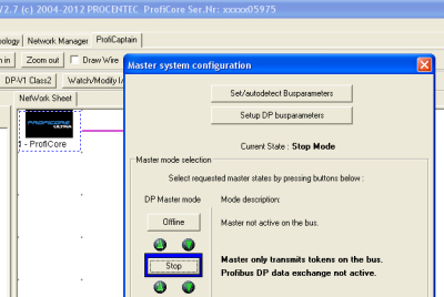 Initiate ProfiCaptain scanning for any connected devices